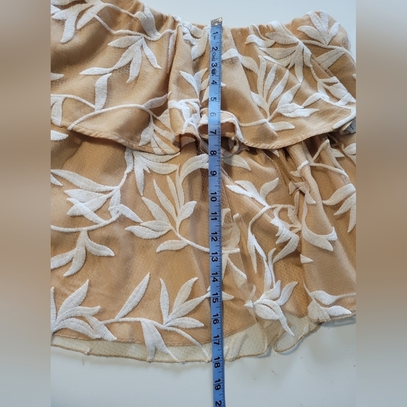 Keepsake The Label Fast Lanes Bustier Embroidered Top Small Ivory NWT - Picture 8 of 8